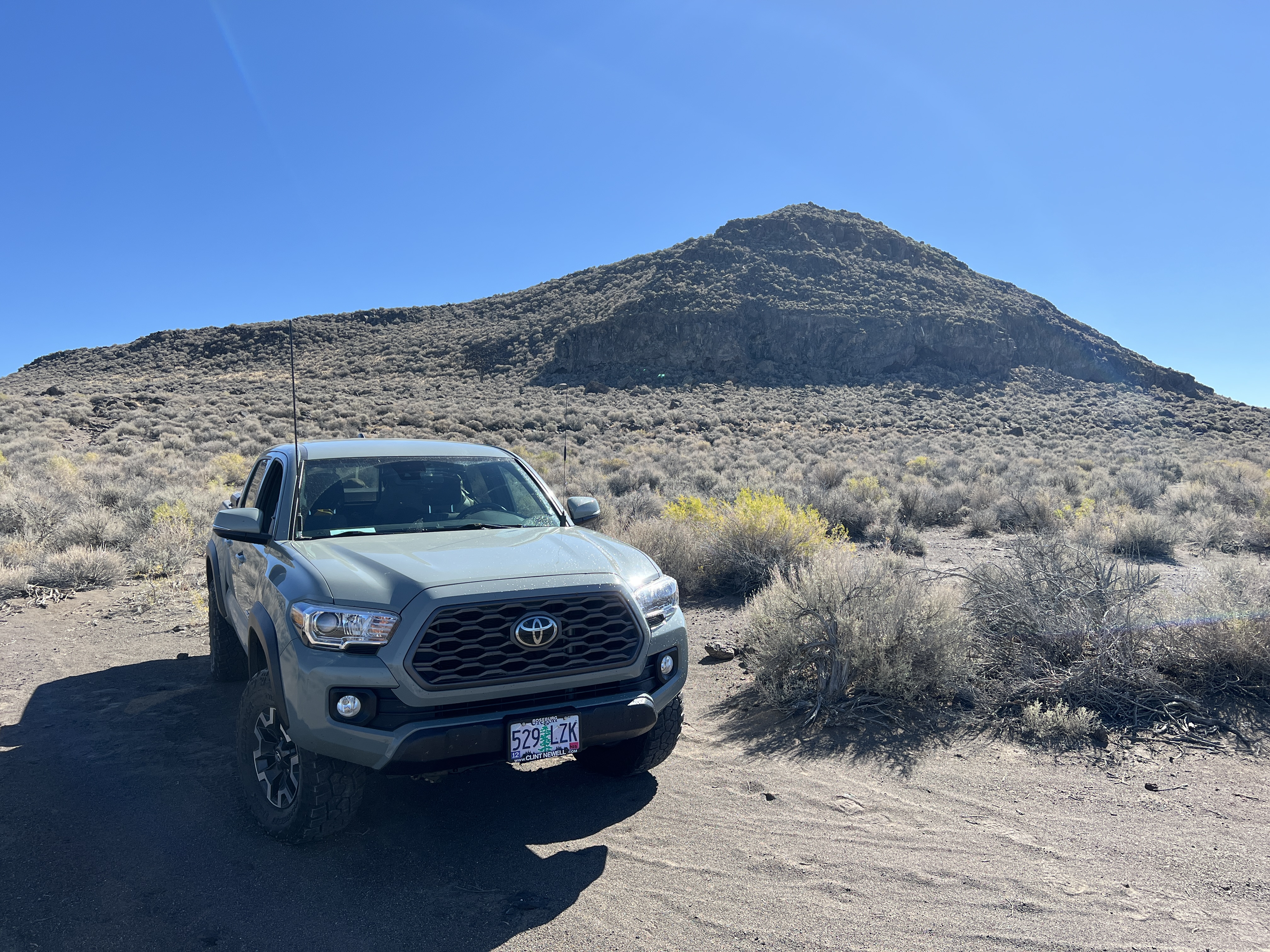 Truck in the desert